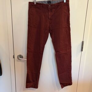 J. Crew Men's Brick Chinos